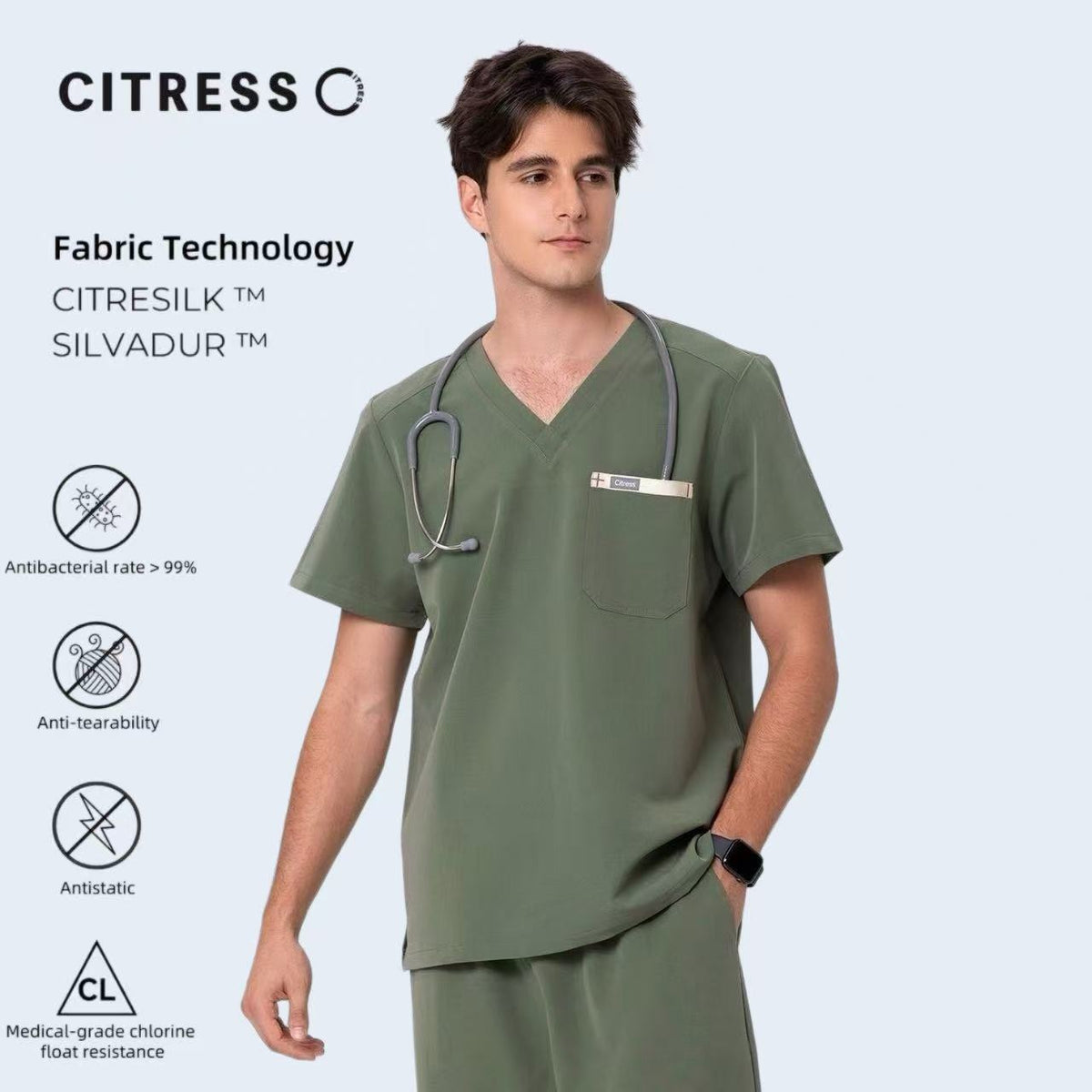 CITRESS Sage Green Top (M)